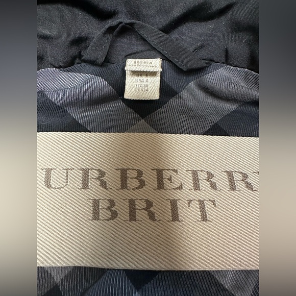 Burberry Knightsdale Double-Breasted Trench Coat Rain Jacket - Size 4 - Picture 8 of 11